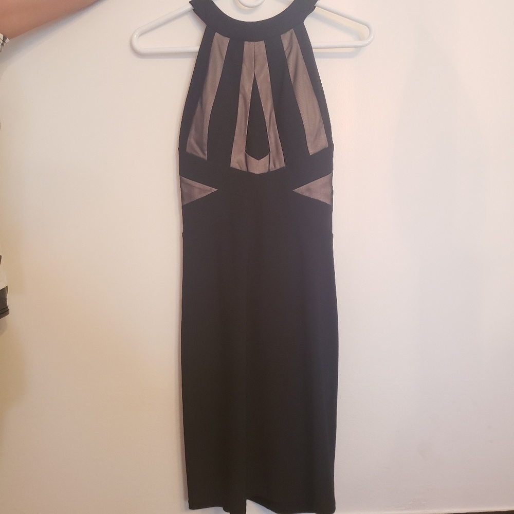Black Strapless/Backless Dress